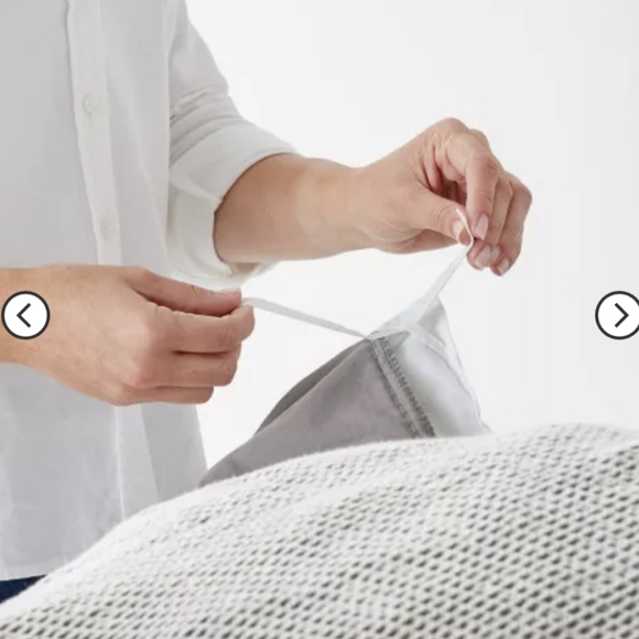 Washed Waffle Weave Duvet Cover & Sham Set - Threshold™ - Picture 5 of 6